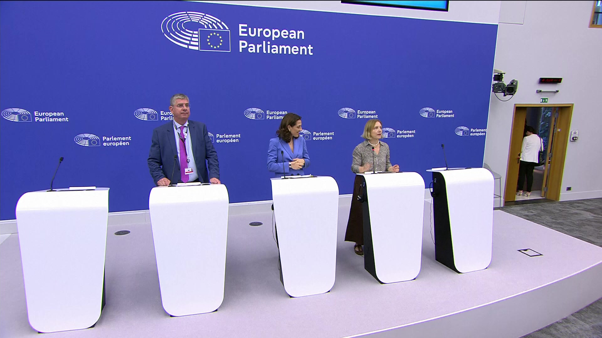 Press conference by Irene TINAGLI, (S&D, IT), HOUS Committee Chair, and Ioannis TSAKIRIS, Vice-President of the EIB, on the Housing Action Plan for Affordable and Sustainable Housing
